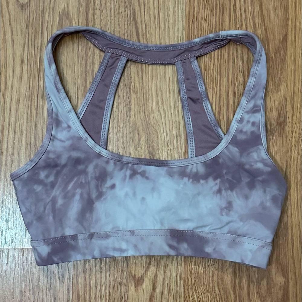 POPFLEX Marble Collection Acai Marble Sports Bra